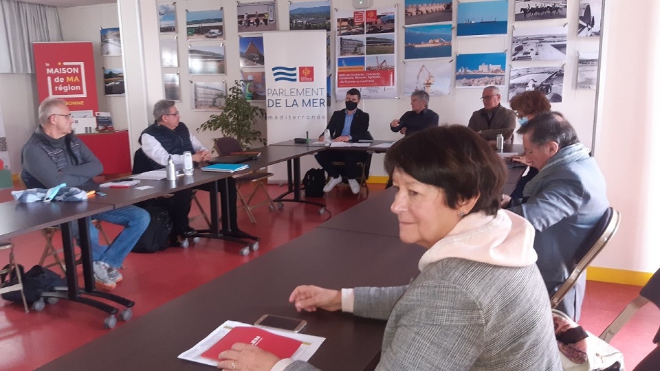 colette au parlement de la mer à Narbonne.jpg